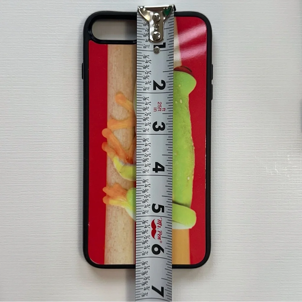 Green red-eyed tree frog reptile phone case fits iPhone 7 Plus‎ & 8 Plus